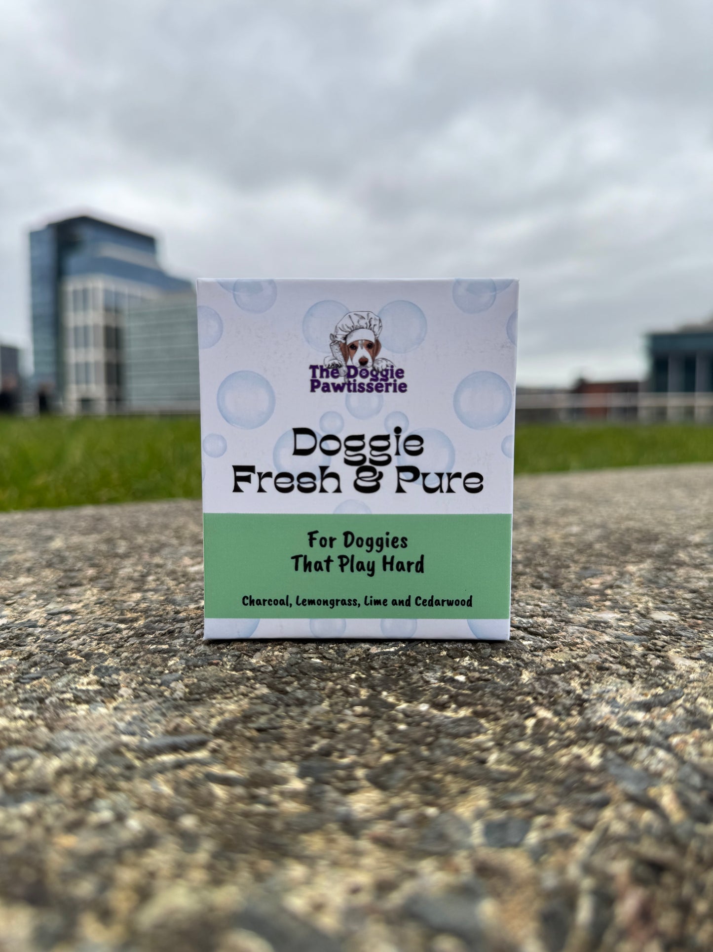 Doggie Fresh & Pure - Charcoal, Lemongrass, Lime and Cedarwood Shampoo Bar